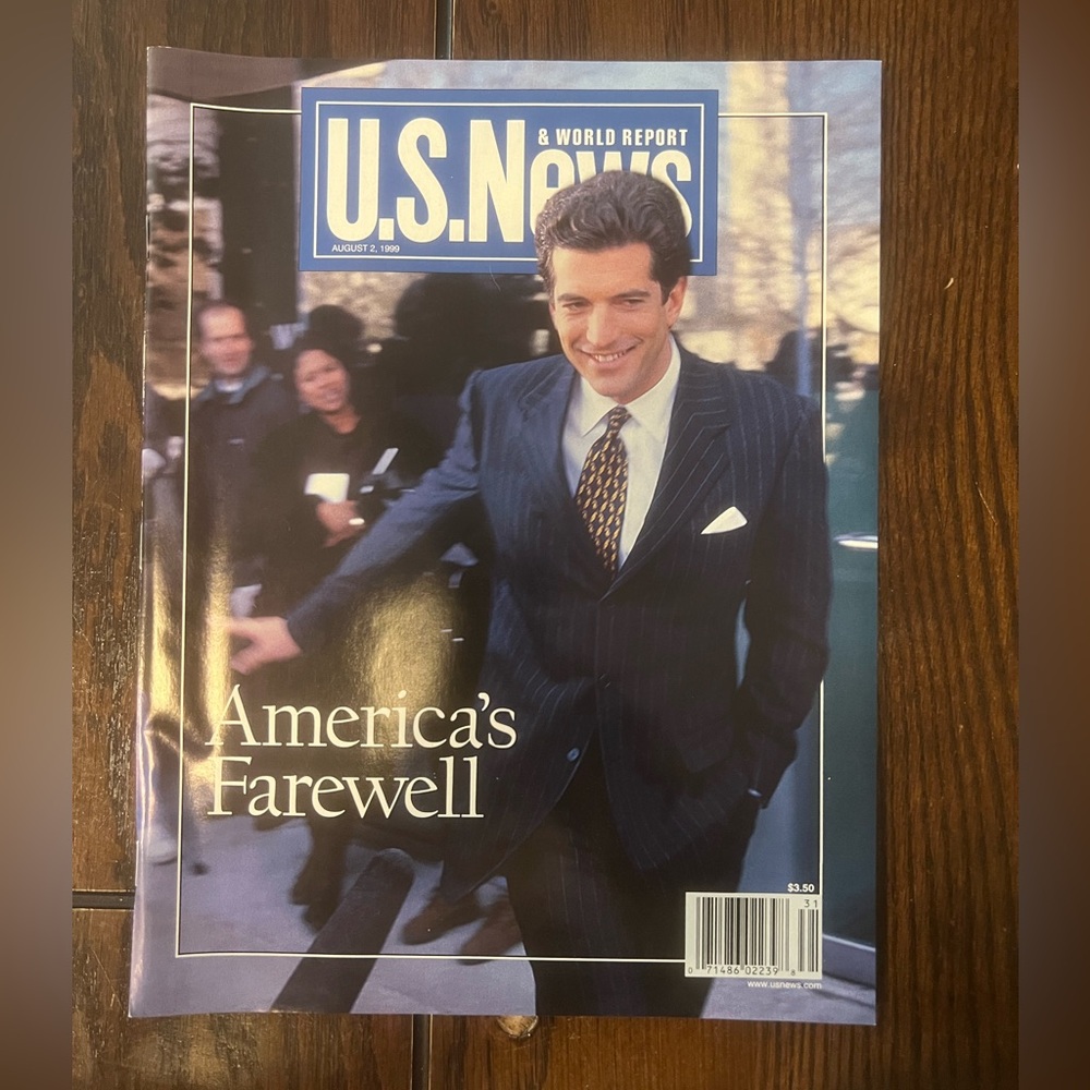 U.S. News & World Report Magazine August 2, 1999 Issue John F Kennedy Jr Cover